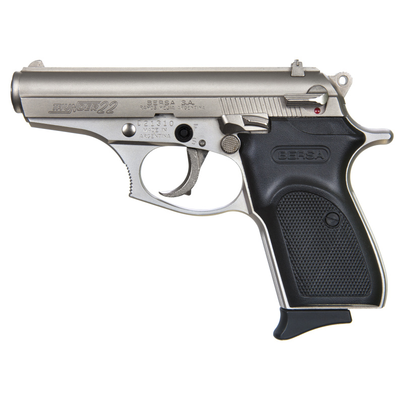 Thunder, DA/SA, Compact, 22LR, 3.5" Barrel, Alloy Frame, Nickel Finish, Polymer Grips, Fixed Sights, 1 Magazine, 10 Rounds T22NKL NOT TRANSFERABLE IN MN