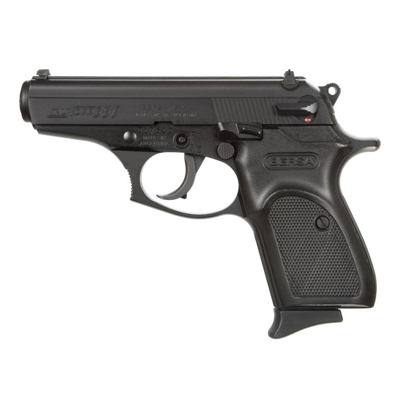 Thunder, DA/SA, Compact, 380ACP, 3.5" Barrel, Alloy Frame, Matte Black Finish, Polymer Grips, Fixed Sights, 8Rd, 1 Magazine T380M8