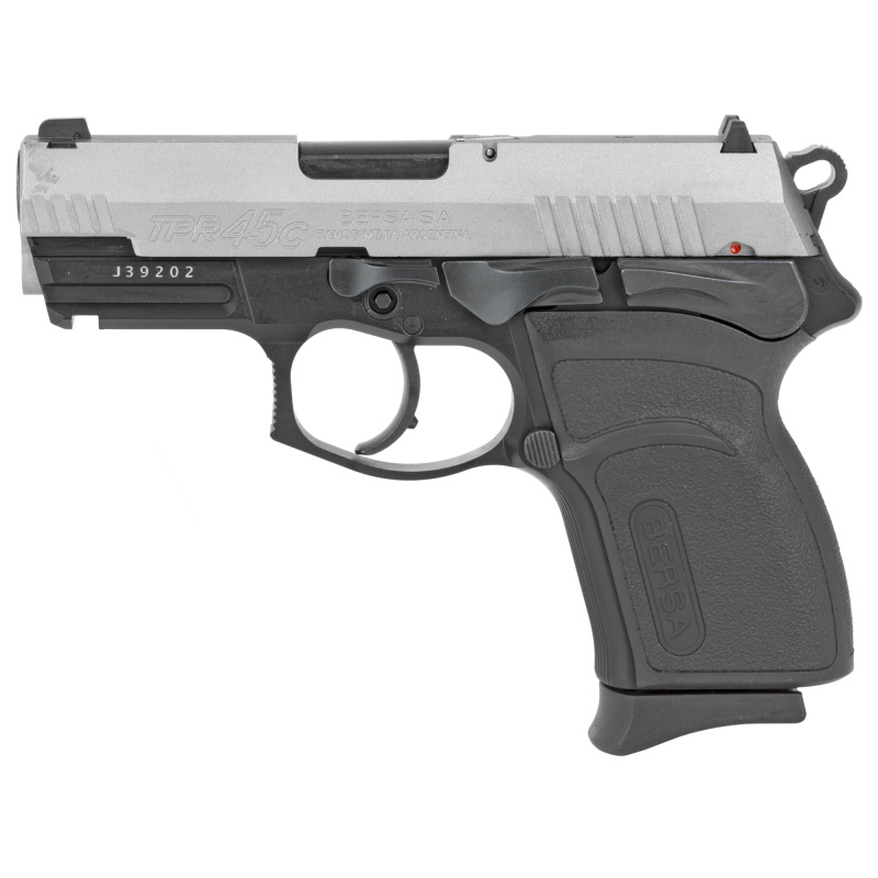 TPR45C Compact, Double Action/Single Action, Semi-automatic, Steel Frame Pistol, Compact, 45ACP, 3.6" Barrel, Matte Finish, Dual Tone, Fixed Sights, 7 Rounds, 1 Magazine TPR45CDT