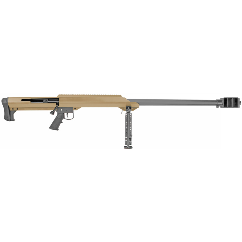Model 99 Heavy Barrel System .50 BMG 32 Inch Heavy Bull Barrel With Carry Case Tan Cerakoted Receiver