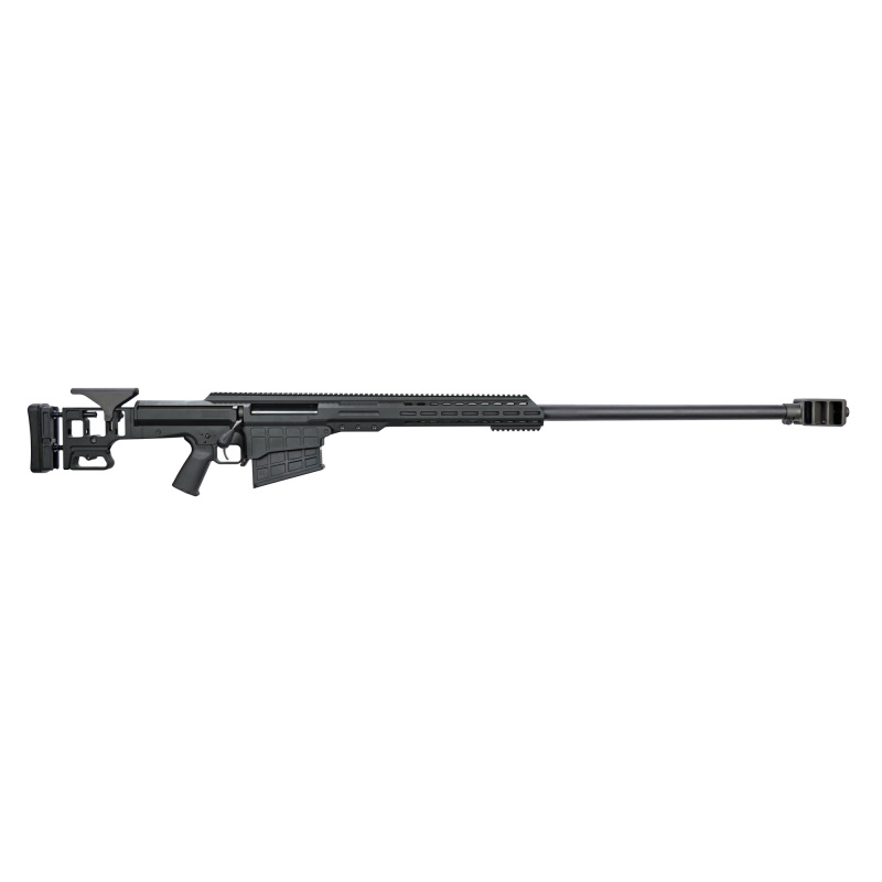 MRAD ELR, Bolt Action Rifle, 416 Barrett, 36" Barrel, Barrett Muzzle Brake, Cerakote Finish, Black, Adjustable Stock, Full Accessory Rail, 5 Rounds, 2 Magazines, Includes Hard Carrying Case 18953