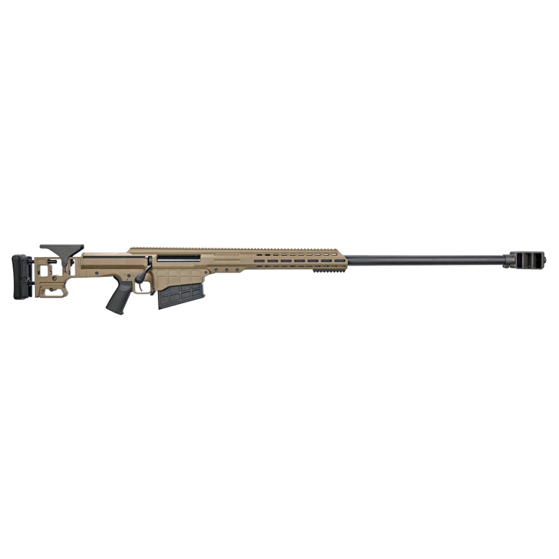 MRAD ELR, Bolt Action Rifle, 416 Barrett, 36" Barrel, Barrett Muzzle Brake, Cerakote Finish, Flat Dark Earth, Adjustable Stock, Full Accessory Rail, 5 Rounds, 2 Magazines, Includes Hard Carrying Case 19612