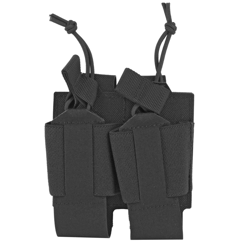 Foundation, Double Pistol Magazine Pouch, Nylon, Black 37FS48BK