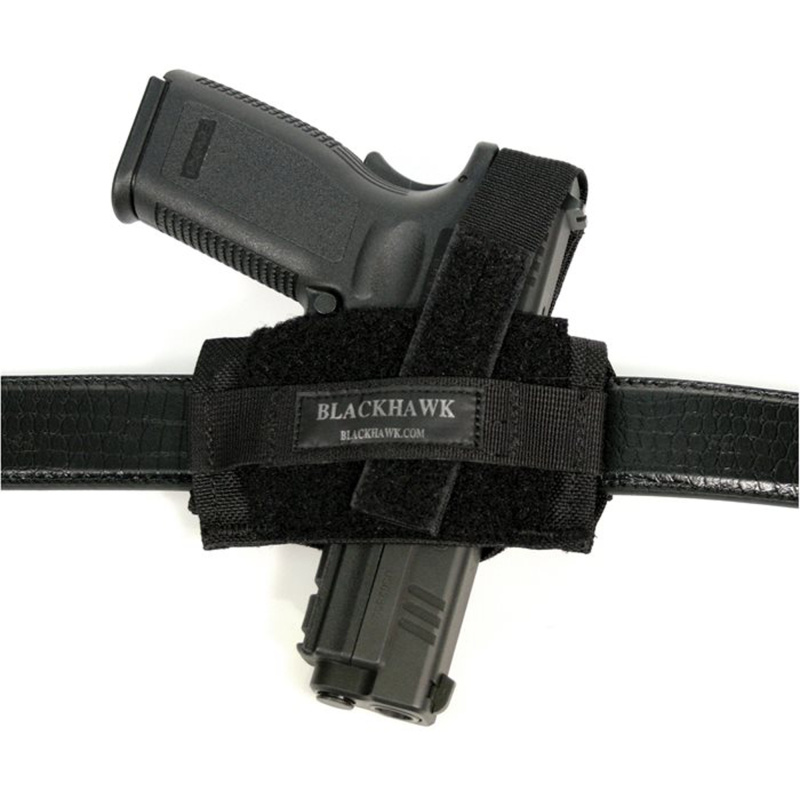 Ambidextrous Flat Belt Holster Black