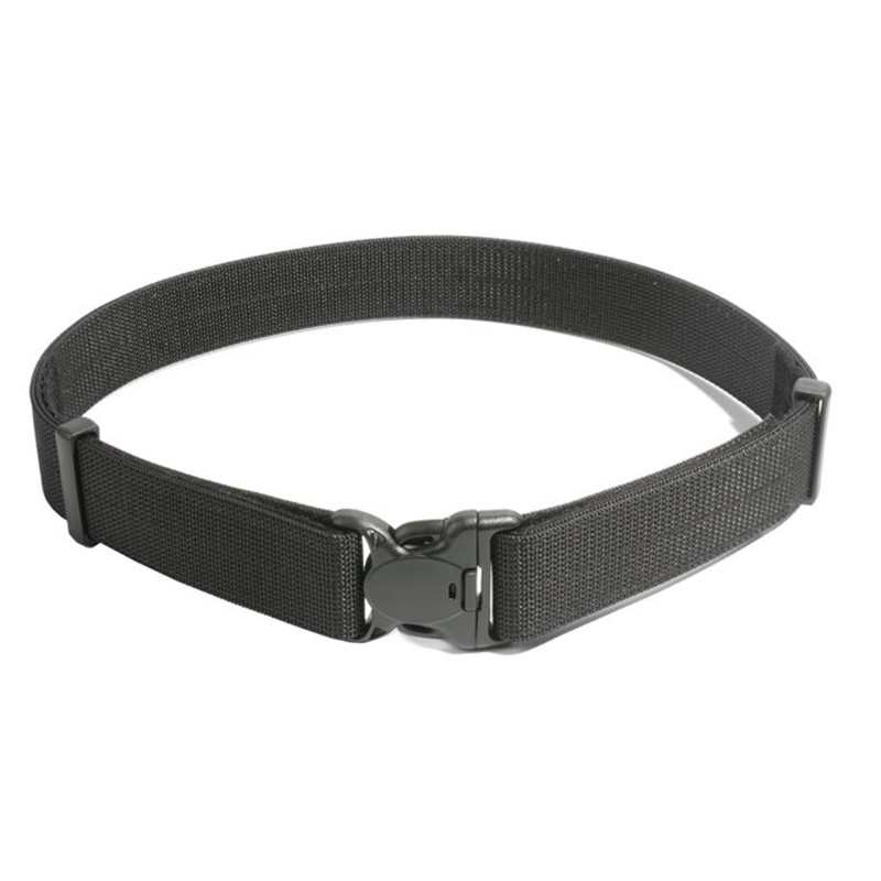 Web 2 Inch Duty Belt Double Layer Nylon Size Medium 32-36 Inch Waist Black