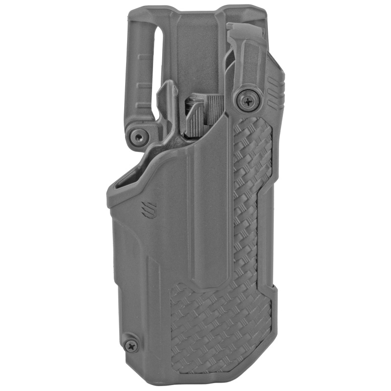T-Series L3D, Duty Holster, Right Hand, Fits Glock 17/22/31 With TLR1/TLR2, Includes Jacket Slot Belt Loop, Black Basketweave Finish 44N600BWR