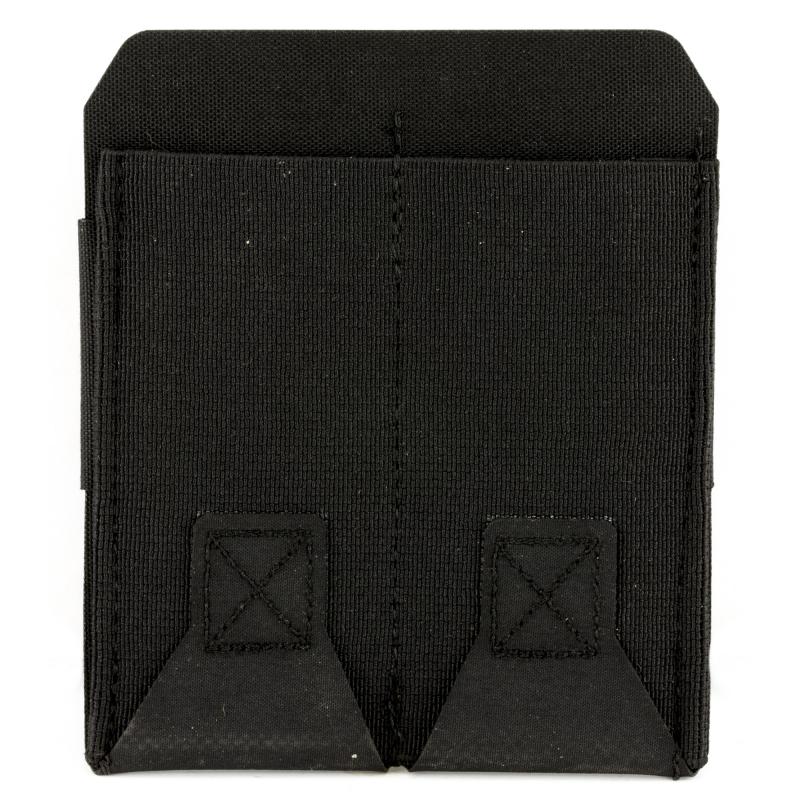 Belt Mounted Ten-Speed Double Pistol Magazine Pouch, Adjustable Belt Loop, Black BT-TSP-PISTOL-2-BK