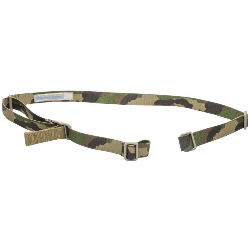 Vickers Sling 2 Point Woodland | Tri-Glide, Unpadded, Plastic Hardware