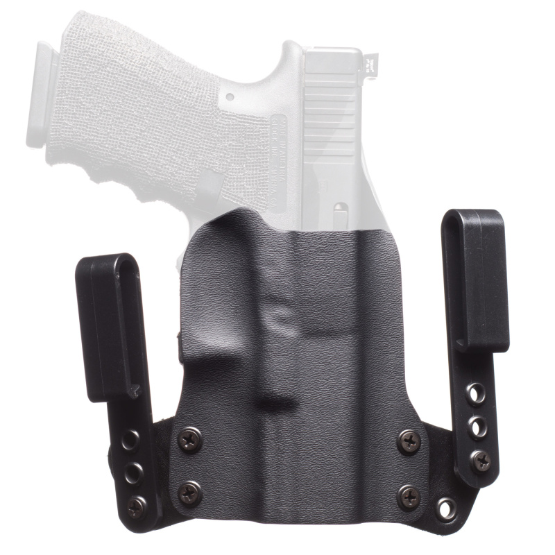 Mini Wing Metal Inside Waistband Holster, Fits Sig P365 AXG Legion, Black Kydex and Leather, 1.75" Belt Loops 171987