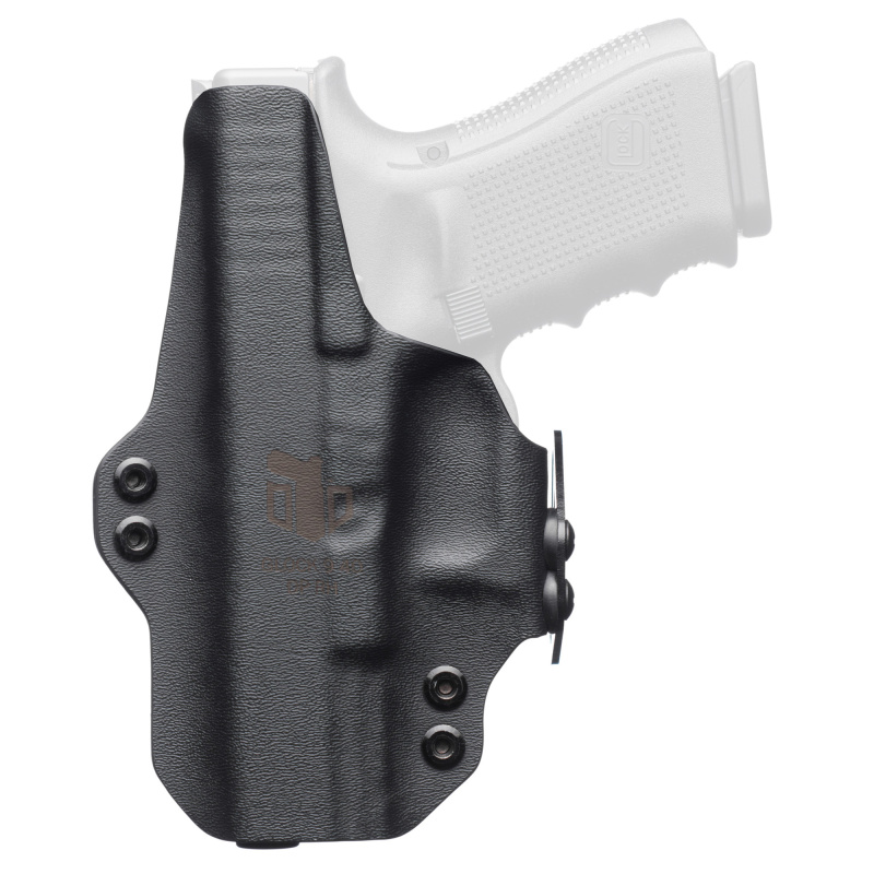 Dual Point Inside Waistband Holster, Fits Sig P365 AXG Legion, Black Kydex & Leather, 1.75" Metal Strut Loop 171991