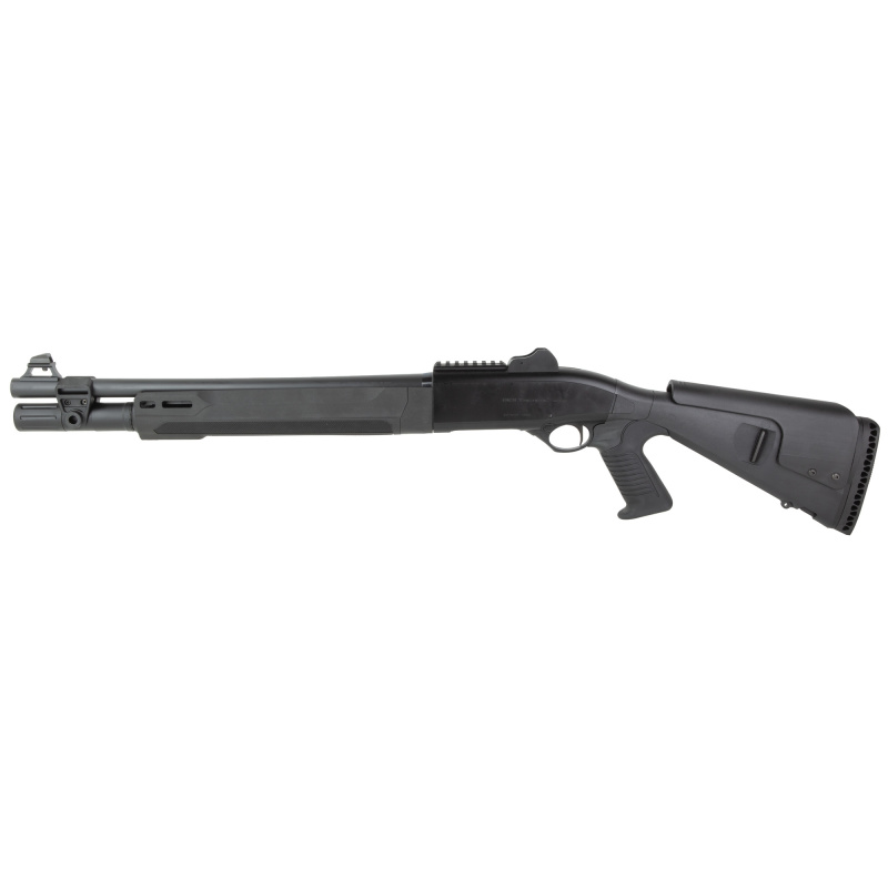 1301 Tactical C, Semi-automatic Shotgun, 12 Gauge , 3" Chamber, 18.5" Barrel, Anodized Finish, Black, Synthetic Stock with Pistol Grip, M-LOK Forend, Improved Cylinder, Ghost Ring Sight, 7 Rounds J131M2CTP187
