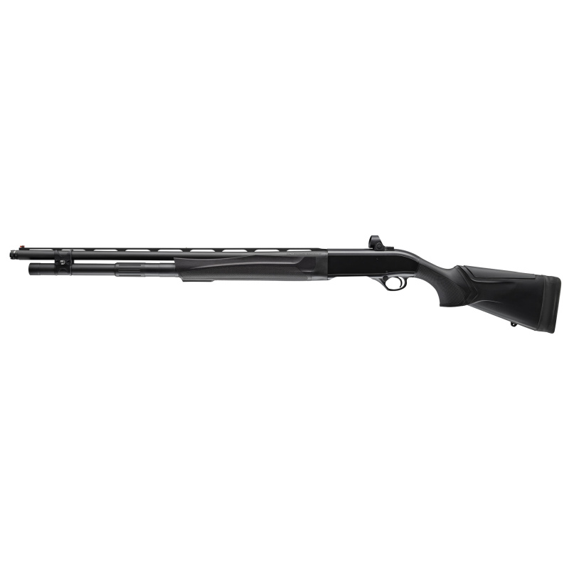 A300 Ultima Snow Goose, Semi-automatic Shotgun. 12 Guage, 3" Chamber, 28" Barrel, KICK-OFF Recoil Reduction System, Synthetic Stock, Optic Ready, M-LOK Forend, Fiber Optic Front Sight, Cerakote Finish, Black, 10 Rounds J32SB18
