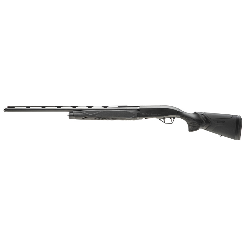 A400 Solo, Semi-automatic, 12 Gauge, 3" Chamber, 28" Barrel, Matte Finish, Black, Synthetic Kick-Off Stock, Includes Optima HP Extended Chokes (F, M, IC), Fiber Optic Front Sight, 2 Rounds J40SLBK18
