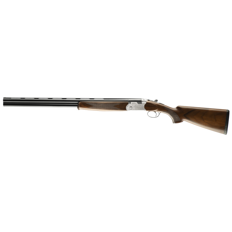 Silver Pigeon I Vittoria, Over/Under, 12 Gauge, 3" Chamber, 28" Barrels, Floral Engraving, Silver Receiver, Oil Finished Wood Stock, 5 Choke Tubes - F,IM,M,IC,C, Optima Choke HP Chokes, 2 Rounds J686F1228V