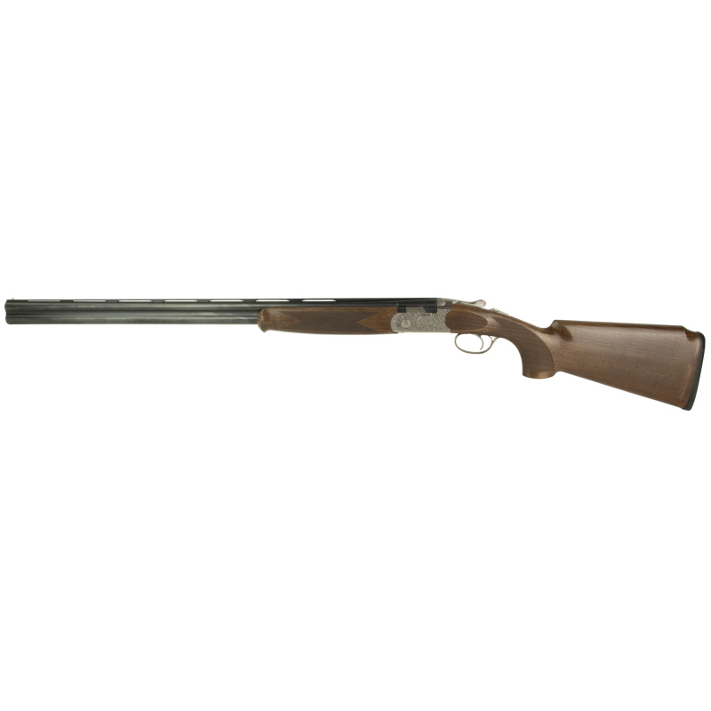 686 Silver Pigeon I Vittoria, Over/Under, 20 Gauge, 3" Chamber, 28" Barrels, Floral Engraving, Silver Receiver, Oil Finished Wood Stock, 5 Choke Tubes - F,IM,M,IC,C, Optima Choke HP Chokes, 2 Rounds J686F2028V