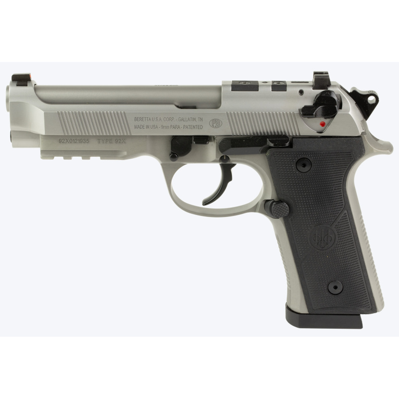 92X RDO, Double/Single Action, Semi-automatic, Full Size, 9MM, 4.7" Barrel, Inox Finish, Silver, Optic Ready, 18 Rounds, 2 Magazines J92FR918INX