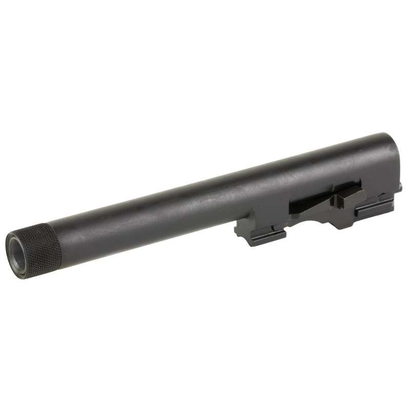92FS Threaded Barrel, Barrel, 5", 1/2X28 Thread Pitch, 9MM, Matte Finish, Black, Fits Beretta 92FS JB92TH