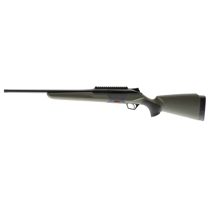 BRX1, Straight Pull Bolt Action Rifle, 300 Winchester Magnum, 24" Threaded Carbon Fiber Barrel, Matte Finish, Black, Green Synthetic Stock, 5 Rounds, 1 Magazine JBRX1W331