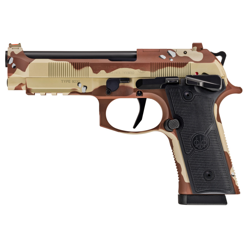 92XI SAO Full Size | 9X19mm, 4.7" Barrel, Chocolate Chip Camo, 2 18 Rd Magazines, Limited Edition