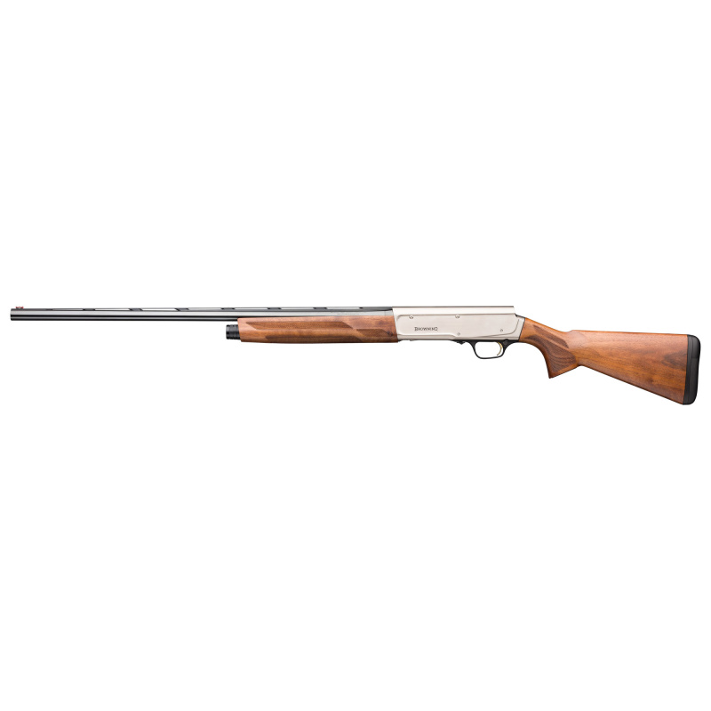A5 Upland, Semi-automatic Shotgun, 20 Gauge, 3" Chamber, 26" Barrel, Nickel Plated Silver Receiver, Black Barrel, Walnut Stock, 3 Choke Tubes, 4 Rounds 0119036005