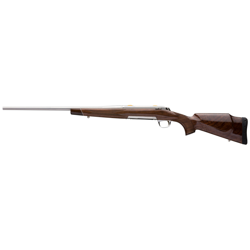 X-Bolt White Gold .270 Winchester 22 Inch Stainless Steel Barrel Polished Finish Checkered Walnut Stock Gloss Finish Scroll Engraved Stainless Receiver 4 Round