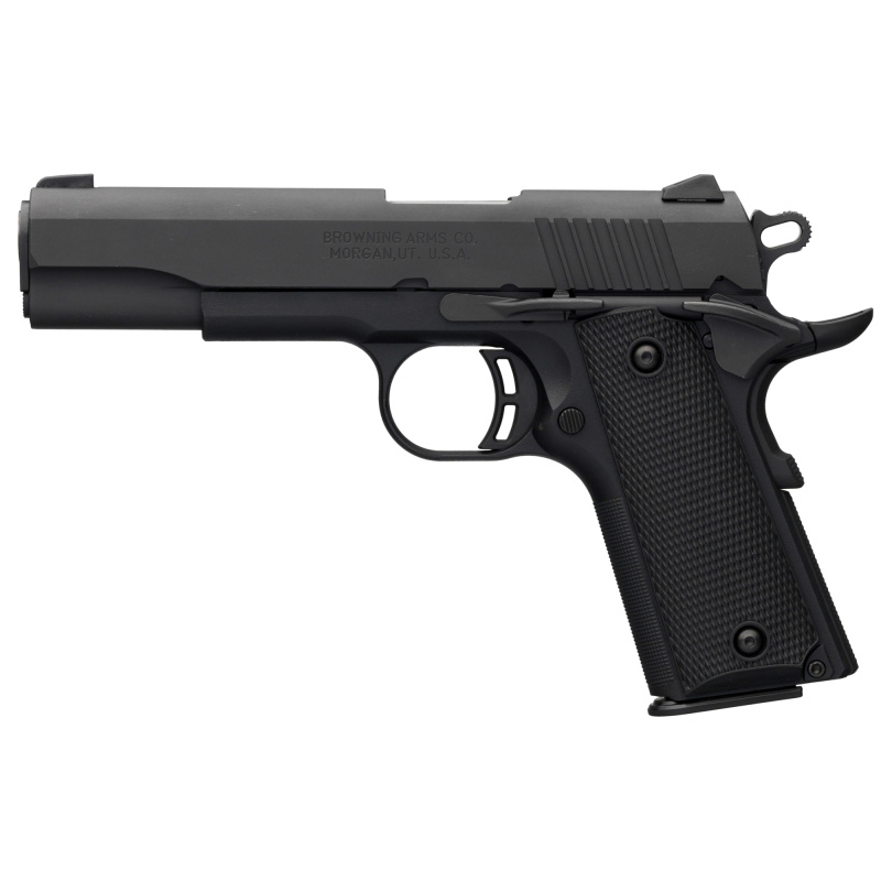 1911-380 Black Label .380 ACP 4.25 Inch Barrel Matte Black Finish Fixed Sights 8 Round