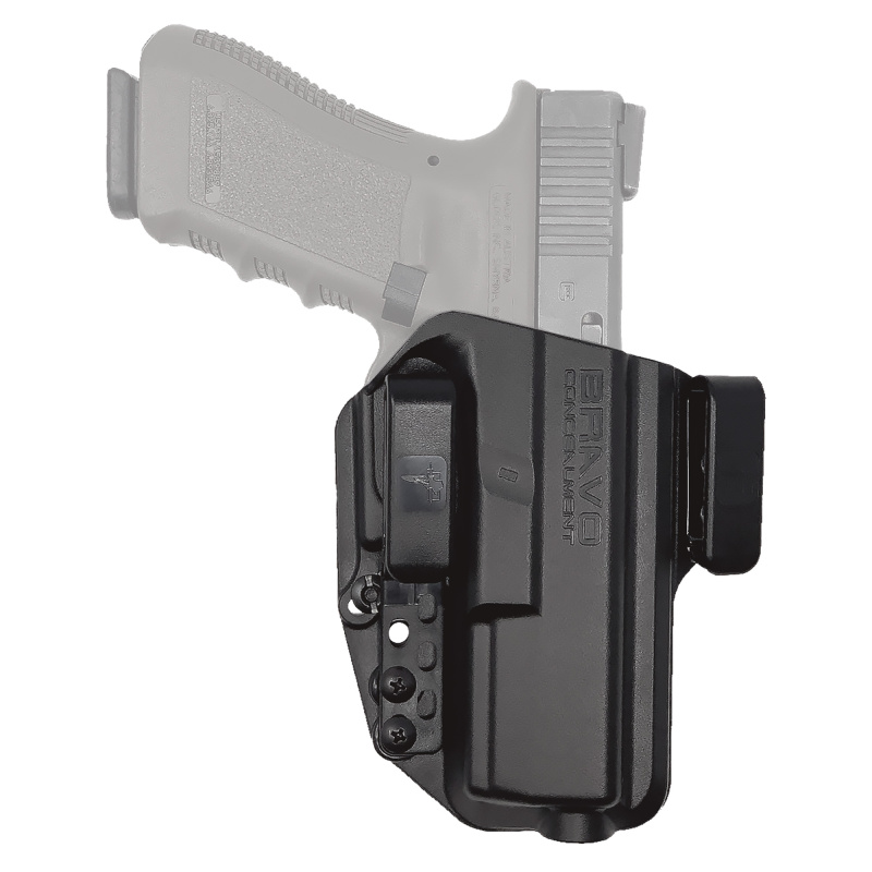 Torsion, IWB Concealment Holster, Waistband Clips, Fits Glock 17/22/23/31/32/47, Right Hand, Black, Polymer, Does not fit Glock Gen 5 40SW BC20-1002