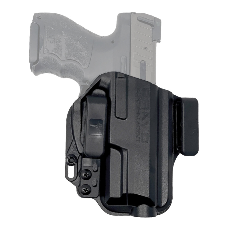 Torsion, IWB Concealment Holster, Waistband Clips, Fits HK VP9SK, Right Hand, Black, Polymer BC20-1009