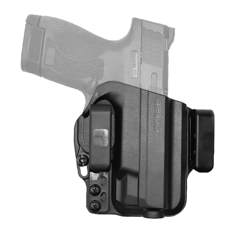 Torsion, IWB Concealment Holster, Waistband Clips, S&W M&P Shield 9/40, Right Hand, Black, Polymer BC20-1015