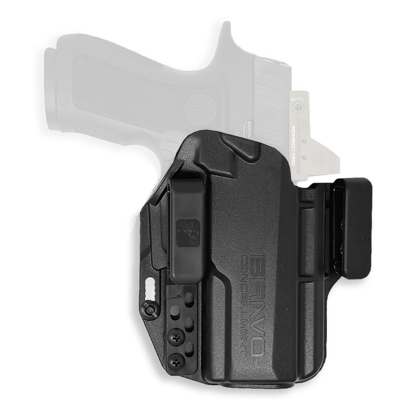 Torsion, Inside Waistband Concealment Holster, Waistband Clips, Fits Sig P320 9/40, X-Compact/Carry, Matte Finish, Black, Polymer Construction, Right Hand BC20-1032