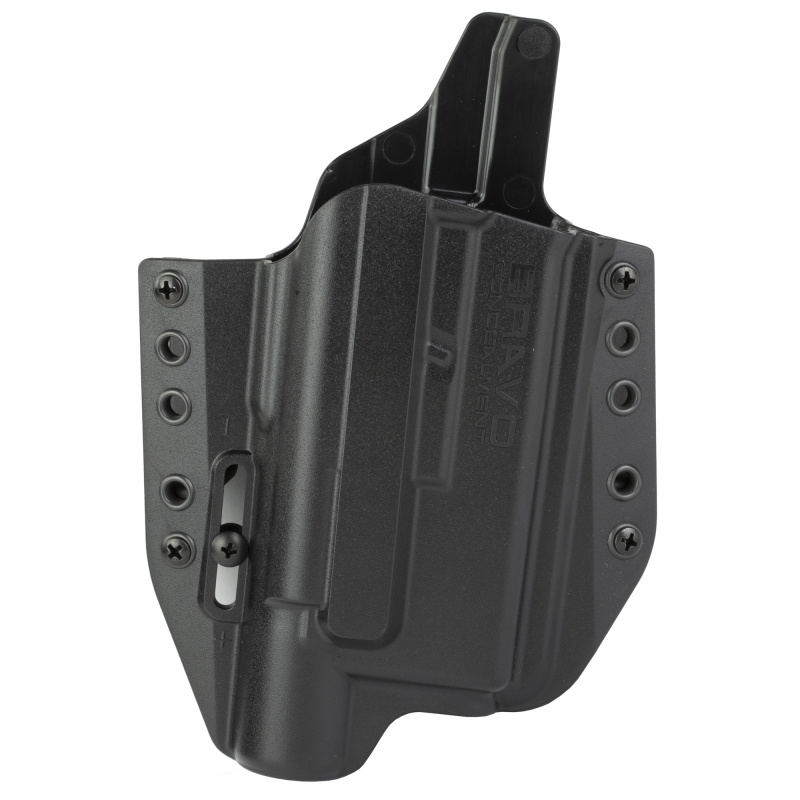 BCA Light Bearing, OWB Concealment Holster, 1.5" Belt Loops, Fits Glock 19/19X/23/32/45 w/SureFire X300, Right Hand, Black, Polymer, Does not fit Glock Gen 5 40SW BC30-1005