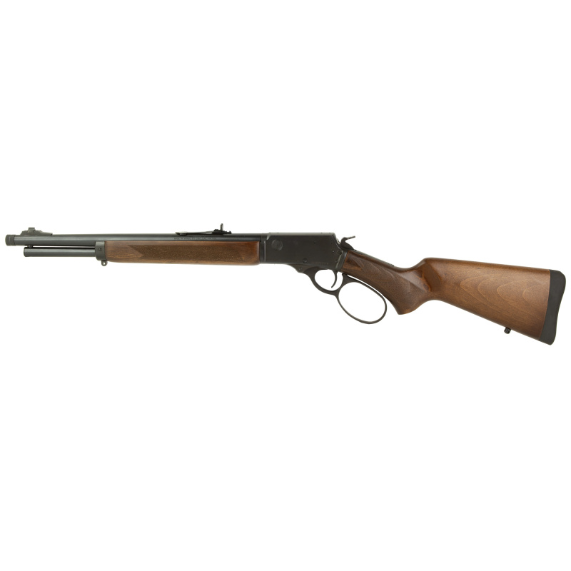 R95 Trapper, Lever Action Rifle, 44 Magnum, 16.5" Barrel, Oxide Finish, Black, Buckhorn Rear Sights, Drift Adjustable Front Sight, Wood Stock, 8 Round 950044161