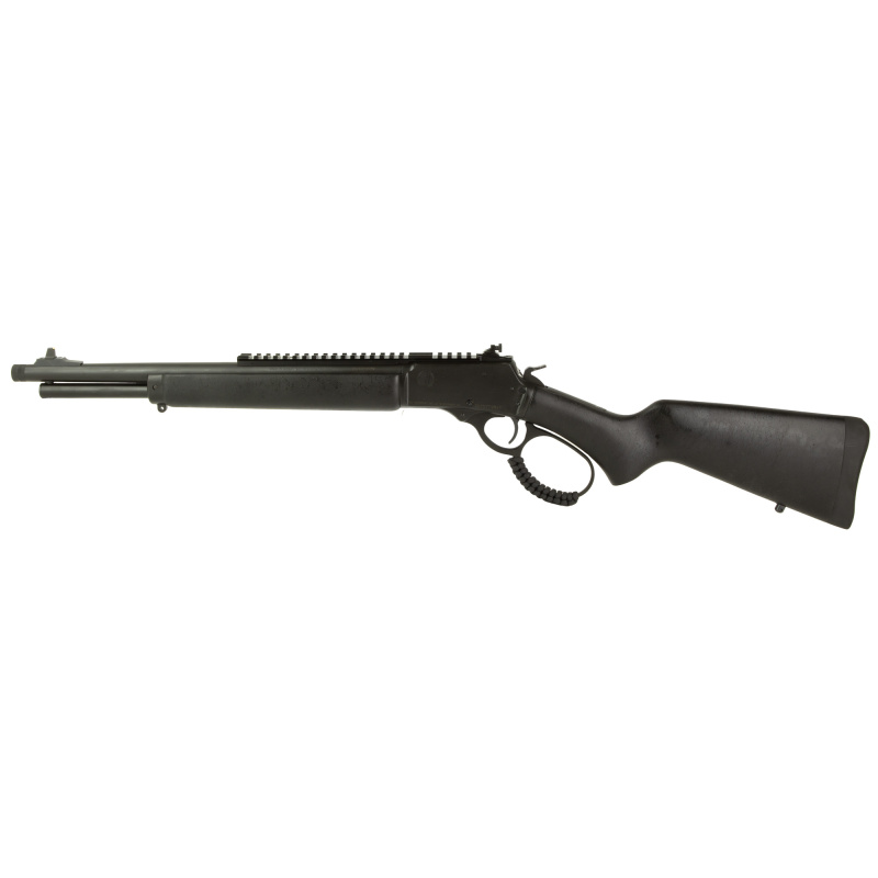 R95 Triple Black, Lever Action Rifle, 45 Long Colt, 16.5" Threaded Barrel, Cerakote Finish, Black, Ghost Ring Sight, Picatinny Rail, Black Wood Stock, 8 Round 950045161TB