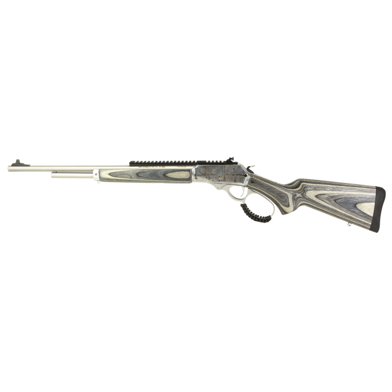 R95, TALO Edition Engraved Deer, Lever Action Rifle, 30-30 Winchester, 20" Barrel, Stainless Steel Finish, Silver, Laminated Wood Stock, Rear Peep Sights, 5 Rounds 953030209LW-EN1