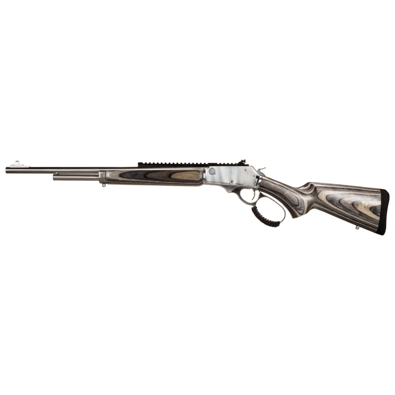 R95, Laminated, Lever Action Rifle, 30-30 Winchester, 20" Barrel, Stainless Steel Finish, Silver, Laminated Wood Stock, Ghost Ring Sight, Picatinny Rail, Medium Loop, 5 Rounds 953030209LW