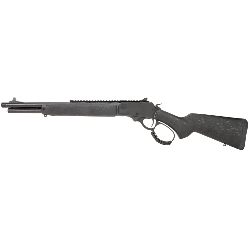 R95, Tripple Black, Lever Action Rifle, 45-70 Government, 16.5" Threaded Barrel, 5/8X24 Thread Pitch, Cerakote Finish, Black, Ghost Ring Sight, Picatinny Rail, Medium Loop, 5 Rounds 954570161TB