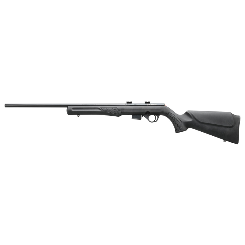 RB17, Bolt Action Rifle, 17HMR, 21" Barrel, Black Finish, Synthetic Stock, 10Rd, Adjustable Fiber Optic Sights RB17H2111