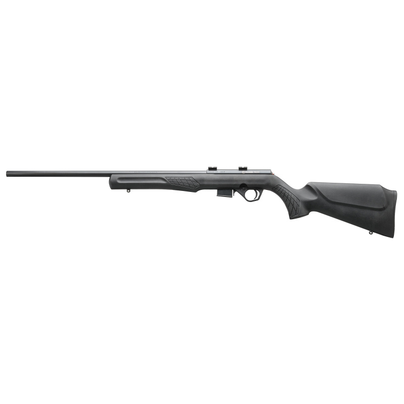 RB22M, Bolt Action Rifle, 22WMR, 21" Barrel, Black Finish, Synthetic Stock, 5 Rd, Adjustable Fiber Optic Sights RB22W2111