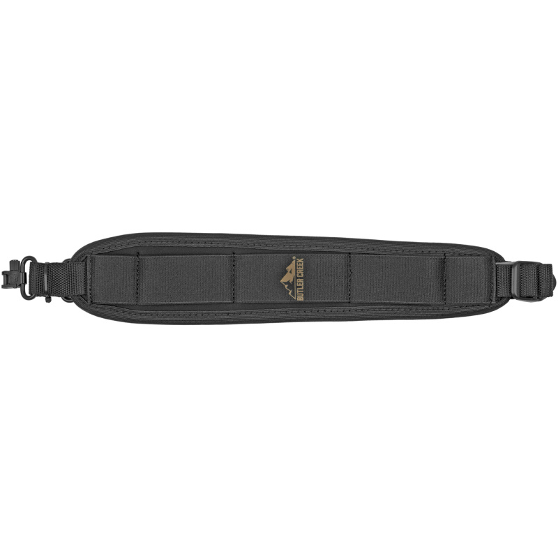 Comfort Stretch Rifle Sling with Sewn-In Swivels Black