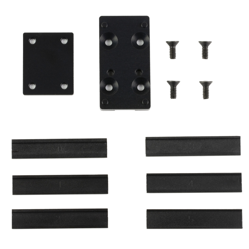 Speedbead, Universal Vent Rib Mount, Fits Standard Shotgun Vent Rib, For Burris FastFire, Anodized Finish, Black 410688