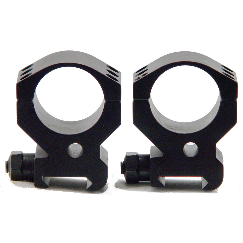 Xtreme Tactical Rings High Matte 30mm Two Ring Package