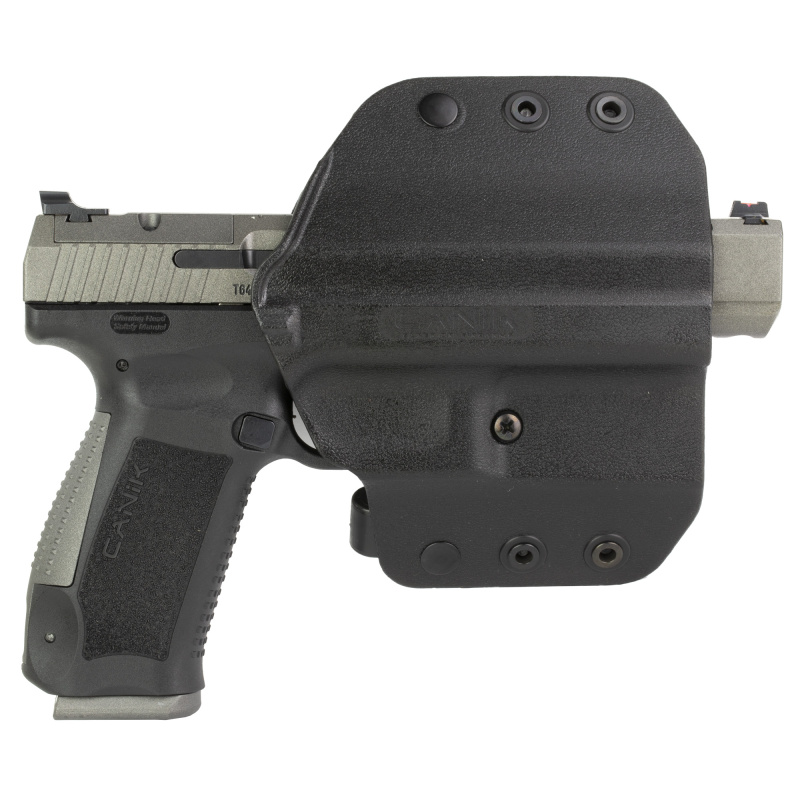TP9SFx, Striker Fired, Semi-automatic, Polymer Frame Pistol, 9MM, 5.2" Match Grade Barrel, Tungsten Slide, Black Frame, Warren Tactical Sights, 10 Rounds, 2 Magazines, Includes Holster, Interchangeable Backstraps and Four Red Dot Interface Plates HG4192G