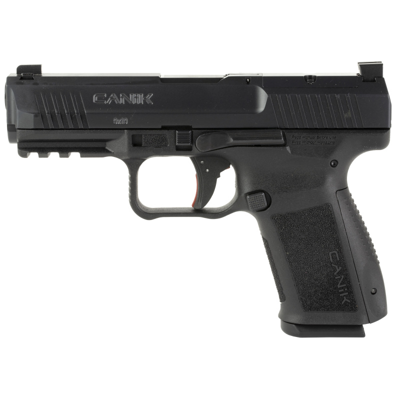 METE SF, Striker Fire, Semi-automatic, Polymer Frame Pistol, Compact, 9MM, 4.19" Barrel, Matte Finish, Black, 3 Dot Sights, 15 Rounds, 2 Magazines, Optic Ready HG5637-N
