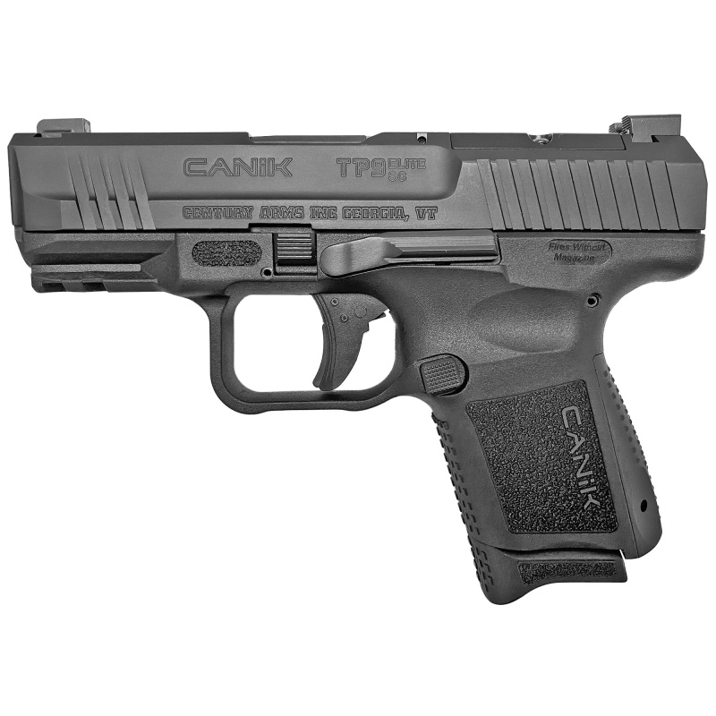 TP9 Elite SC Blackout Edition, Striker Fired, Semi-automatic, Polymer Frame Pistol, 9MM, 3.6" Barrel, Black, 12 Rounds, 2 Magazines, Micro Red-Dot Base, Holster, 2 Interchangeable Back Straps HG5643-N