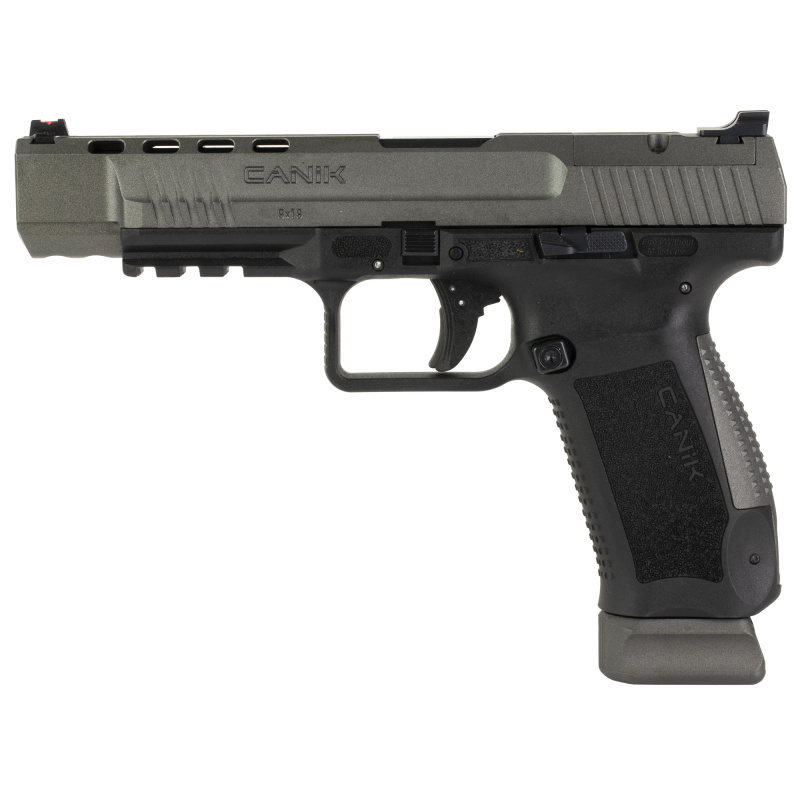 TP9SFx, Striker Fire, Semi-automatic, Polymer Frame Pistol, Compact, 9MM, 5.2" Barrel, Matte Finish, Tungsten, 3 Dot Sights, 20 Rounds, 2 Magazines, Includes MeCanik M02 HG7166G-N