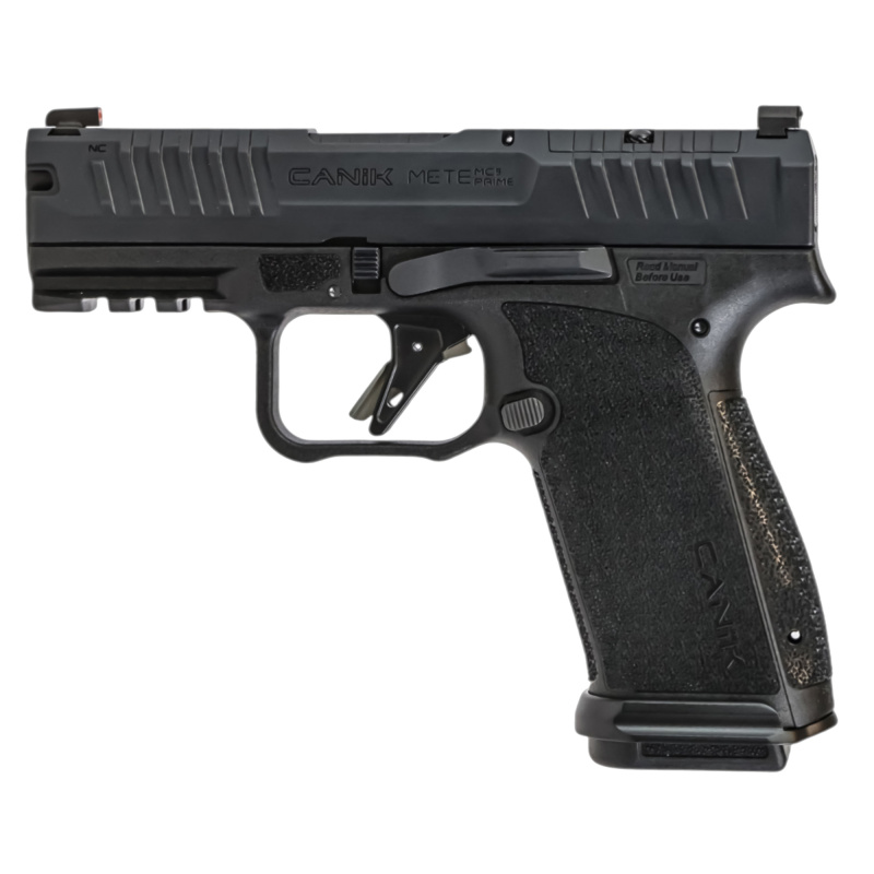 METE MC9 Prime, Semi-automatic, Striker Fired, Compact, 9MM, 3.64" Barrel, Matte Finish, Black, Night Sights, Optics Ready, 17 Rounds, 2 Magazines, Includes Accessory Kit, Non Compensated HG8614-N