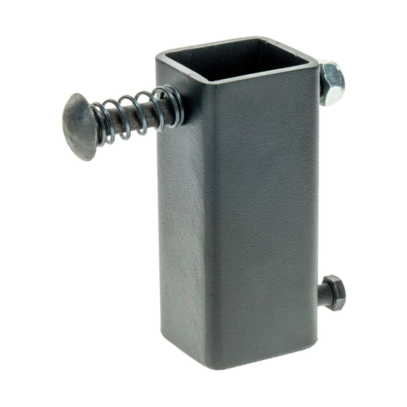 T-Post Hanger, Steel, Hardware Included, Black 1102669