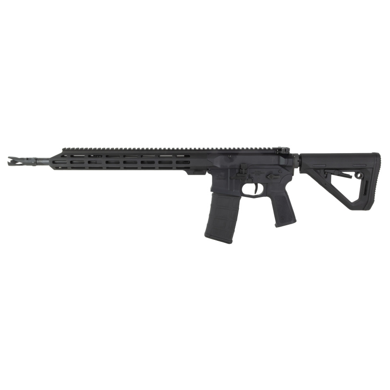 STORM CAT4, Semi-automatic, 5.56 NATO, 16" Cold Hammer Forged Barrel, Anodized Finish, Black, US Palm Grip, Magpul DT Carbine Stock, 30 Rounds, 1 Magazine RI0001000-1-AA-N