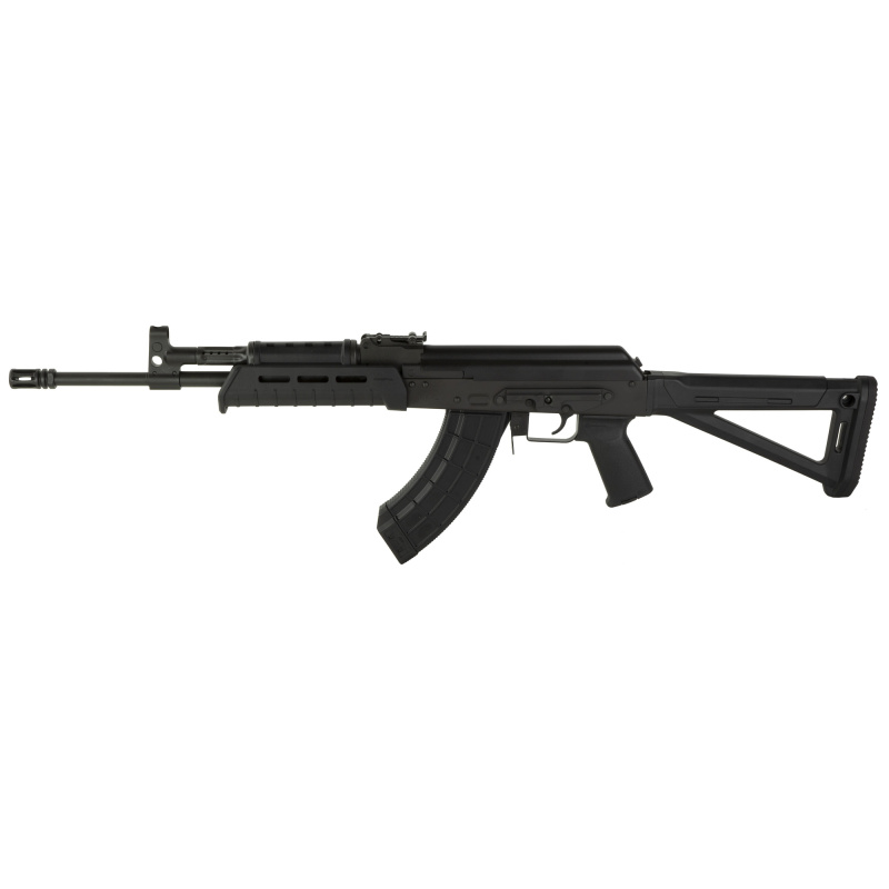 VSKA Tactical, Semi-automatic, AK, 7.62X39, 16.5" Barrel, Matte Finish, Black, Magpul MOE Grip, Magpul MOE AK Stock, Magpul MOE AK Handguard, Adjustable Sights, 30 Rounds, 5 US Palm Magazines, RI4377-N