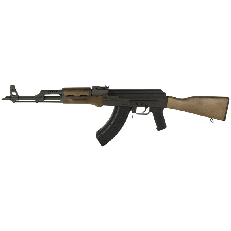 BFT47, Semi-automatic Rifle, AK, 7.62X39, 16.5" Barrel, Matte Finish, Black, Kona Wood Stock, Kona Wood Handguard, Polymer Grip, Adjustable Sights, 30 Rounds, 1 U.S. Palm Magazine RI4577-N